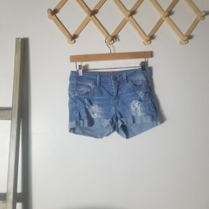 WAX JEAN WOMEN'S DISTRESSED JEAN SHORTS SIZE SMALL